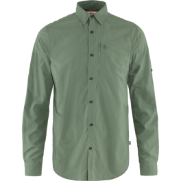 Fjällräven Abisko Hike Shirt LS M Men’s Shirts Green Main Front 49450