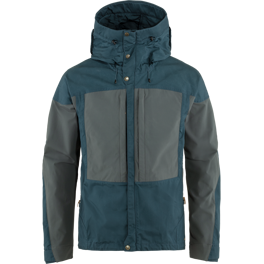 Fjällräven Keb Jacket M Men’s Trekking jackets Grey, Blue Main Front 56480