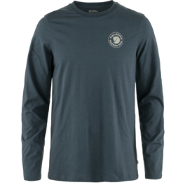 Fjällräven 1960 Logo T-shirt LS M Men’s T-shirts & tank tops Blue Main Front 79535